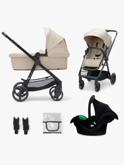 Kinderkraft 3-i-1 NEWLY Kombivogn Travelsystem, Sand Beige