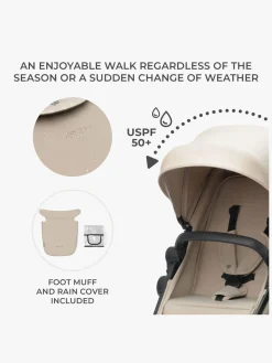 Kinderkraft 3-i-1 NEWLY Kombivogn Travelsystem, Sand Beige