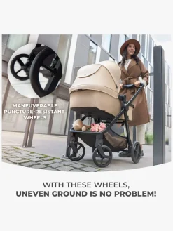 Kinderkraft 3-i-1 NEWLY Kombivogn Travelsystem, Moonlight Grey