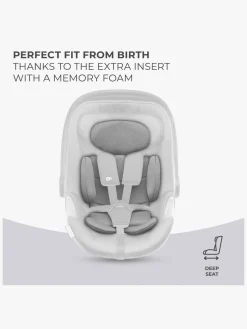 Kinderkraft I-CARE i-Size Autostol Baby, Cool Grey