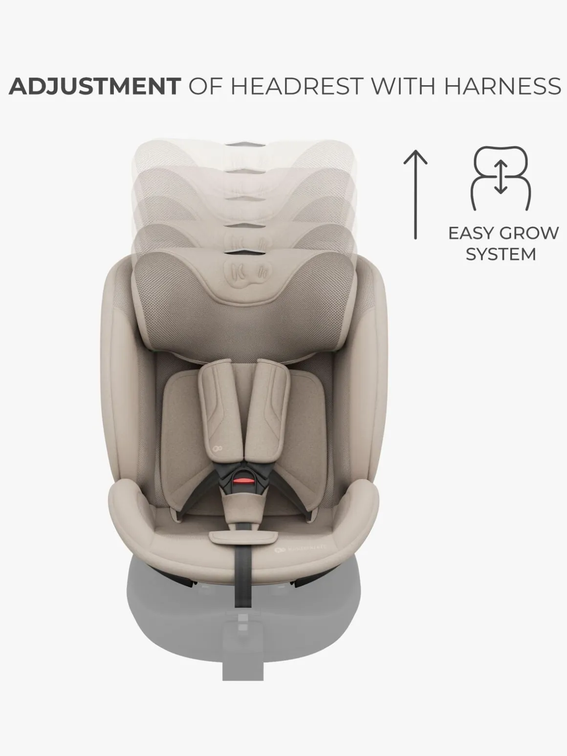 Kinderkraft I-FIX ENDURA SAFE Autostol, Beige