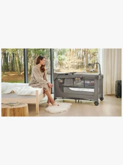 Kinderkraft JOY 2 Weekendseng med Tilbehør, Dark Grey