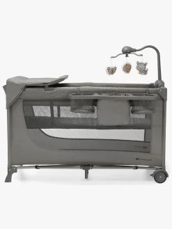 Kinderkraft JOY 2 Weekendseng med Tilbehør, Dark Grey