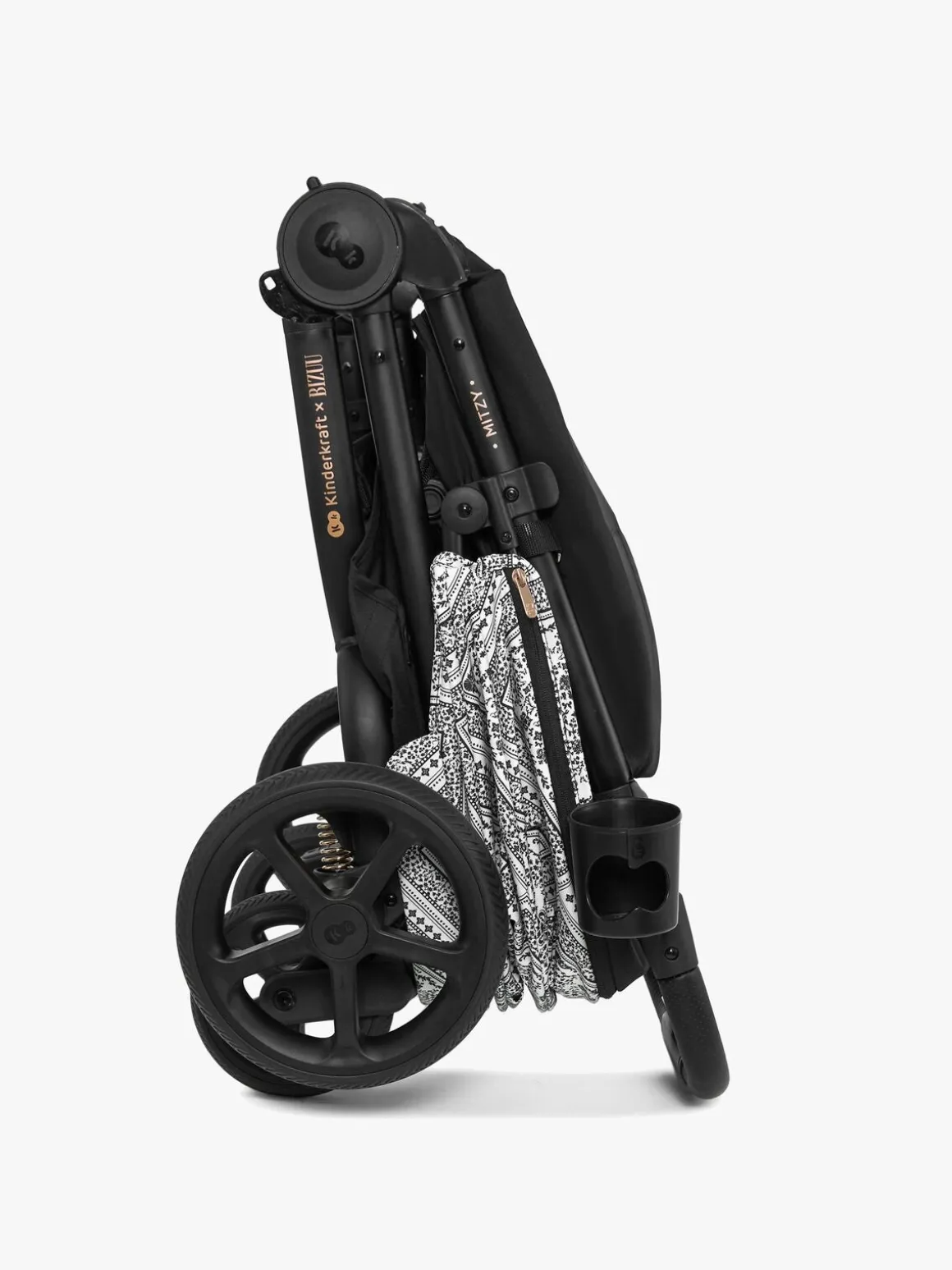 Kinderkraft MITZY BIZUU Klapvogn, Lunar Black