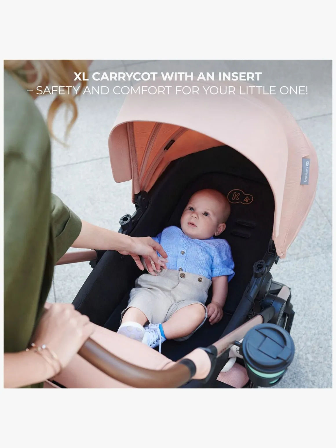 Kinderkraft MOOV 2 Air 3-in-1 Duovogn, Light Grey