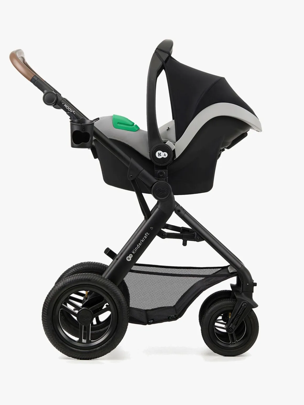 Kinderkraft MOOV 2 Air 3-in-1 Duovogn, Light Grey