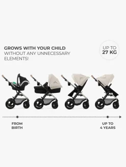 Kinderkraft MOOV 2 4-in-1 Air Duovogn, Moonlight Grey