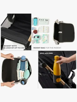Kinderkraft MOOV 2 4-in-1 Air Duovogn, Moonlight Grey