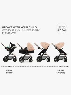 Kinderkraft MOOV 2 4-in-1 Duovogn, Sand Beige