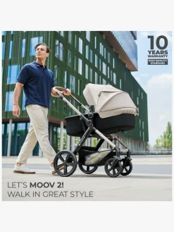 Kinderkraft MOOV 2 4-in-1 Duovogn, Sand Beige