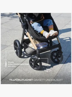 Kinderkraft MOOV 2 3-in-1 Kombivogn, Sand Beige