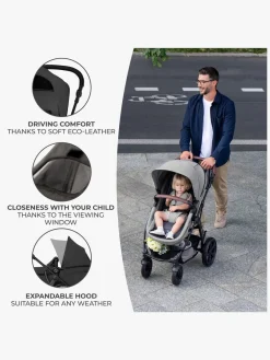 Kinderkraft MOOV CT 3-in-1 Mink Pro Kombivogn, Black
