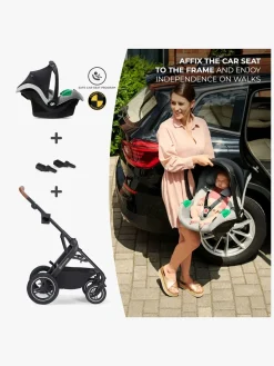 Kinderkraft Multifunctional 3-in-1 B-Tour Mink Pro Kombivogn, Dark Grey
