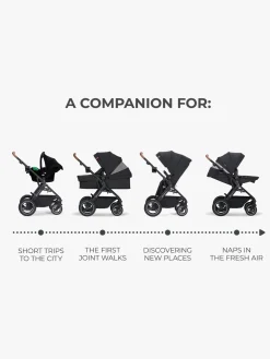 Kinderkraft Multifunctional 3-in-1 B-Tour Mink Pro Kombivogn, Black