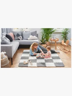 Kinderkraft Puslespilstæppe 150x180 Foam, Sort