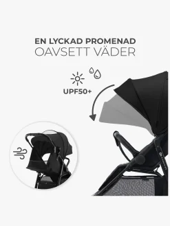 Kinderkraft RINE Klapvogn, Classic Black