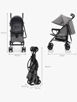 Kinderkraft Tik Klapvogn, Stone Grey