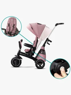 Kinderkraft Trehjulet Cykel Easytwist, Lyserød