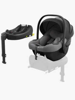 Kinderkraft I-LITE Autostol Baby inkl. Base, Cool Grey