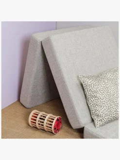 KlipKlap 3 Fold Single Madras, Beige