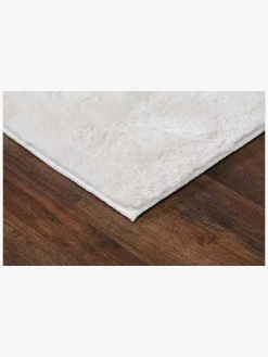 KM Carpets Cozy Gulvtæppe 80x160, White