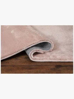 KM Carpets Cozy Gulvtæppe 110x160, Dusty Pink