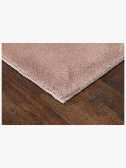 KM Carpets Cozy Gulvtæppe 110x160, Dusty Pink