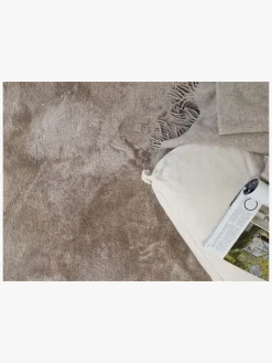 KM Carpets Cozy Rundt Gulvtæppe 160, Linen