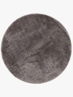 KM Carpets Cozy Rundt Gulvtæppe 160, Grey