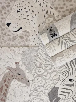 KMCarpets Gulvtæppe Zebra 120x170, Creme