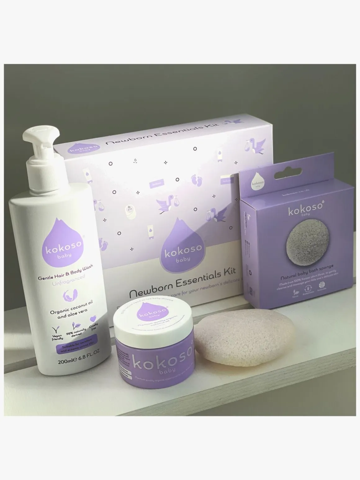 Kokoso Baby Skin Care Essential Gift Set