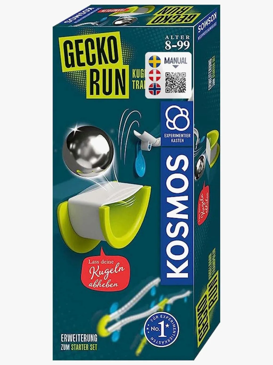 Kosmos Gecko Run Trampoline Udvidelsespakke Kuglelabyrint