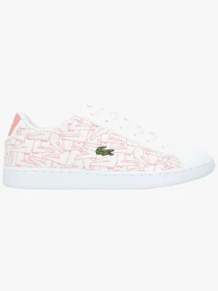 Lacoste Carnaby Evo 318 Sneakers, White/Pink