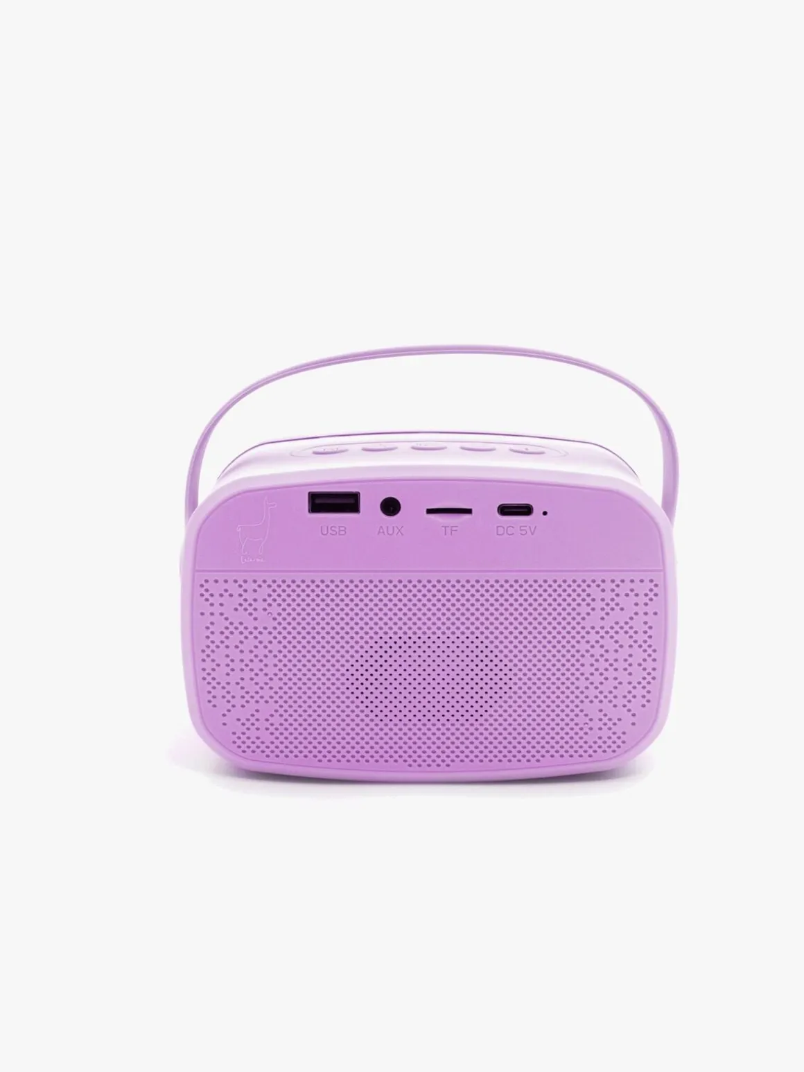 Lalarma Karaokesæt med LED-lys & 2 Mikrofoner, Lilla