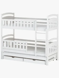 Lano Meble BLANKA Tribbelkøjeseng 90x200, Hvid