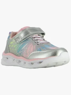 Leaf Malmen  Blinkende Sneakers, Silver