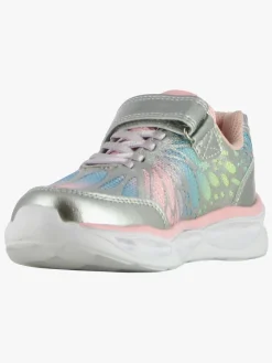 Leaf Malmen  Blinkende Sneakers, Silver