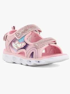 Leaf Surte Blinkende Sandaler, Pink