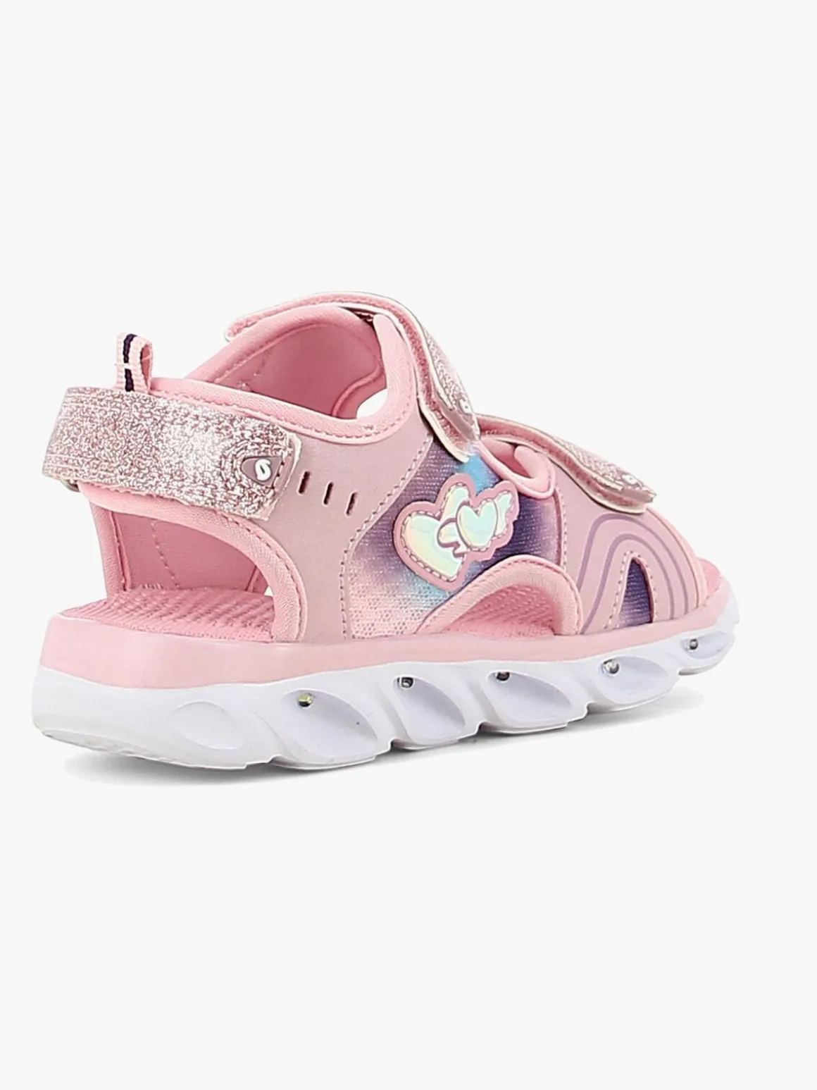Leaf Surte Blinkende Sandaler, Pink