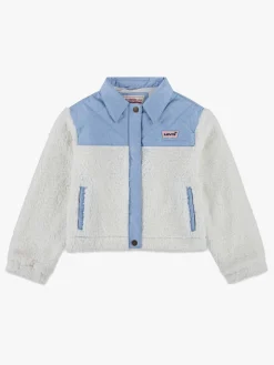Levi's LVG Big PKT Sherpa Jakke, Blanc De Blanc