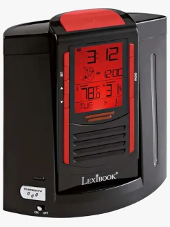 Lexibook Luftfugter Vækkeur, Black/Red