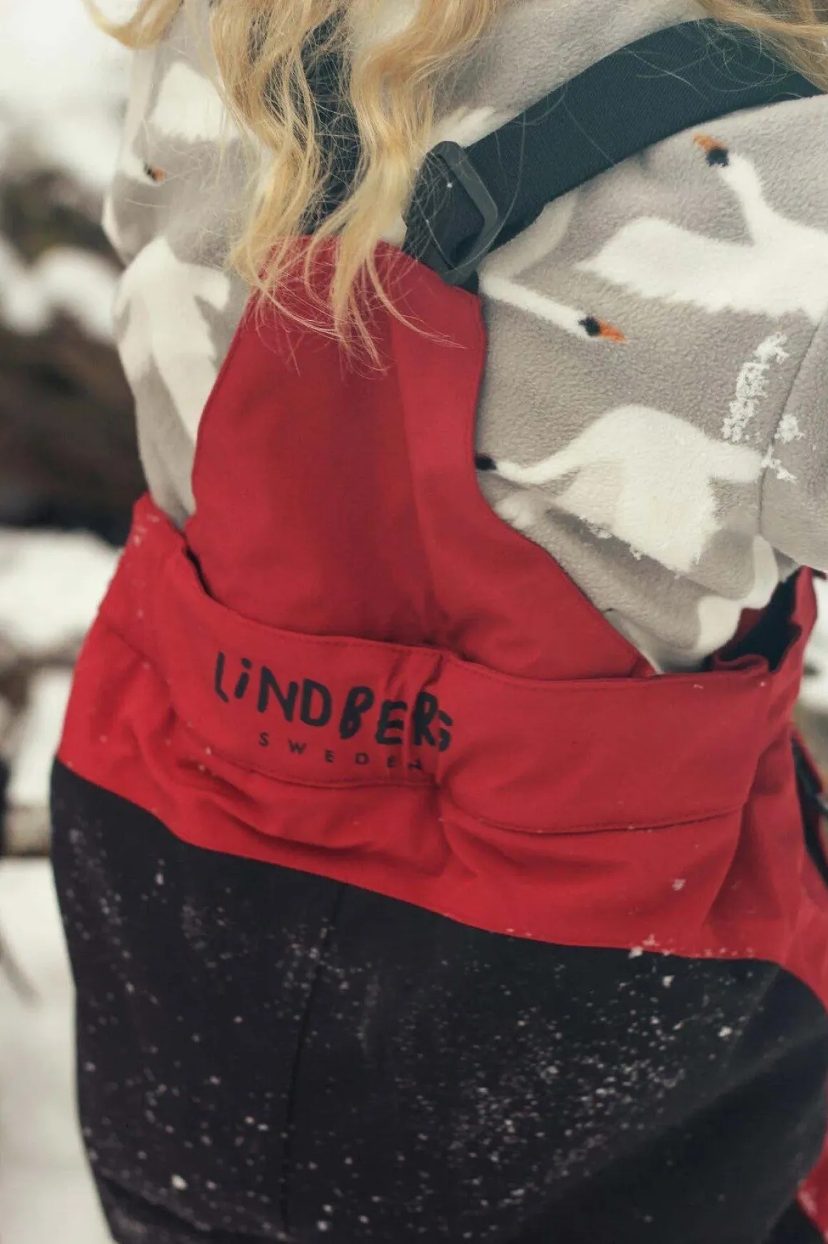 Lindberg Colden Overtræksbukser, Rød
