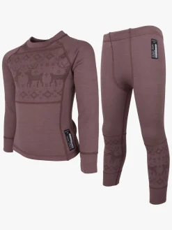 Lindberg Kåbdalis Skiundertøj Merinomix, Dusty Mauve