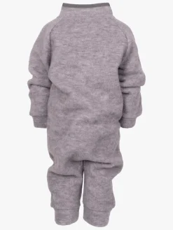 Lindberg Loe Merino Babyflyverdragt, Grey Melange
