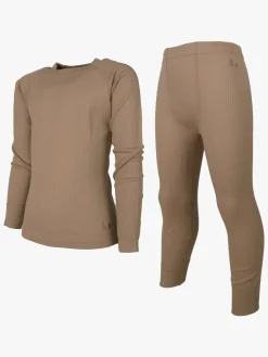 Lindberg Rib Merino Skiundertøj Merinould, Beige
