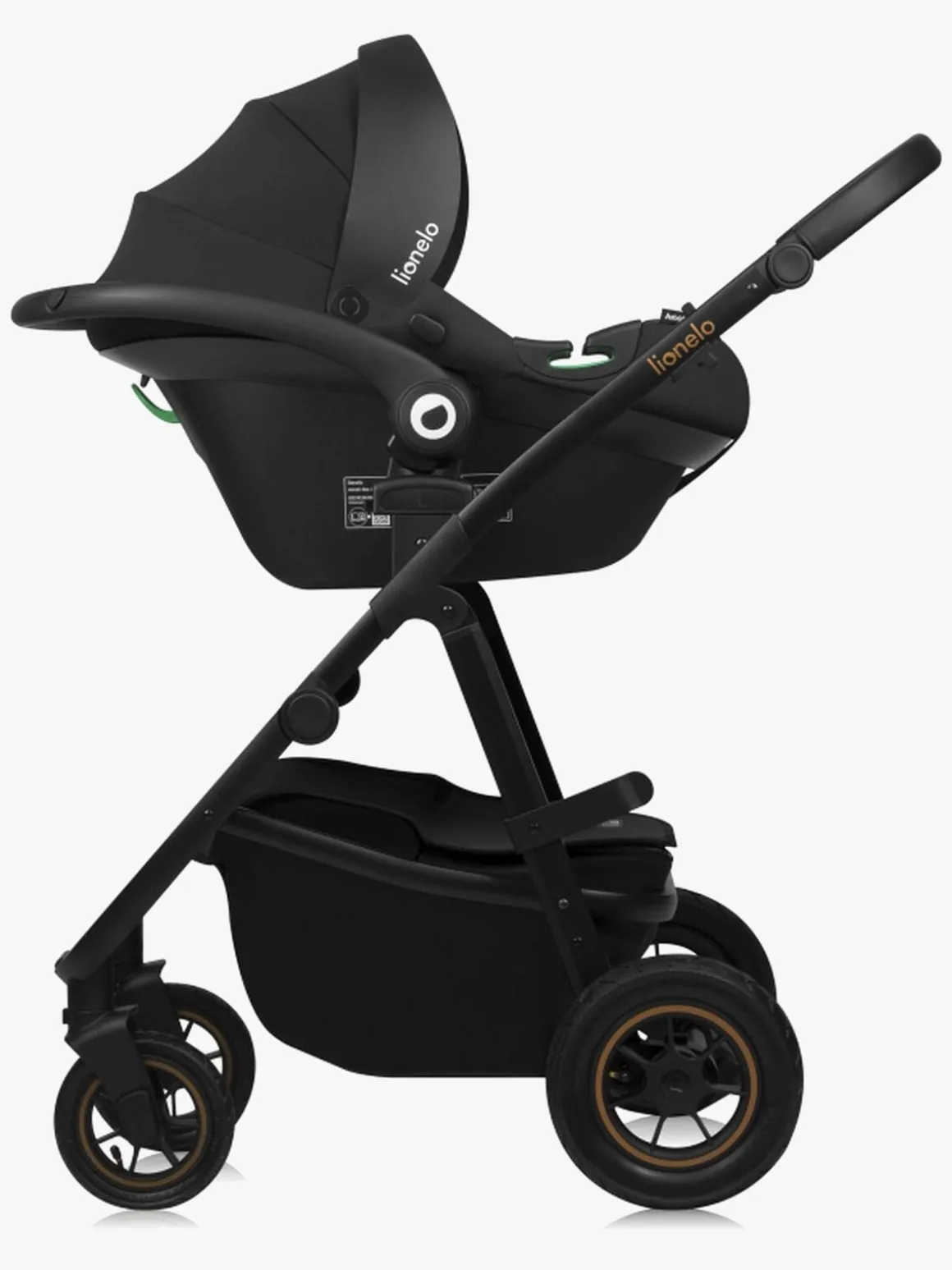 Lionelo Amber Plus 3-in-1 Kombivogn, Beige Sand