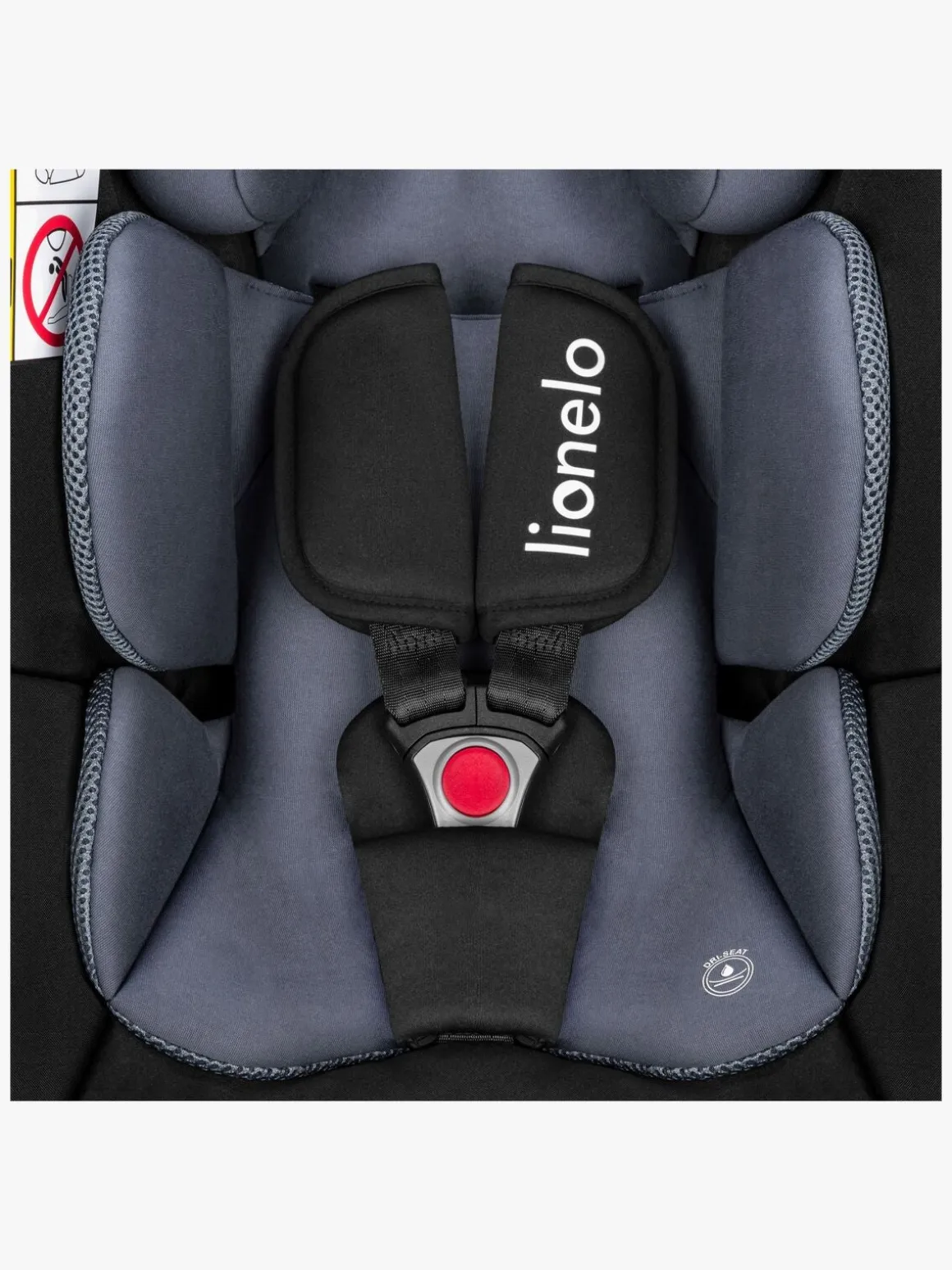 Lionelo Astrid i-Size Autostol inkl. Base, Black/Grey