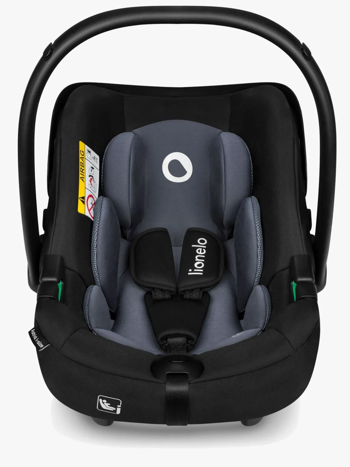 Lionelo Astrid i-Size Autostol inkl. Base, Black/Grey
