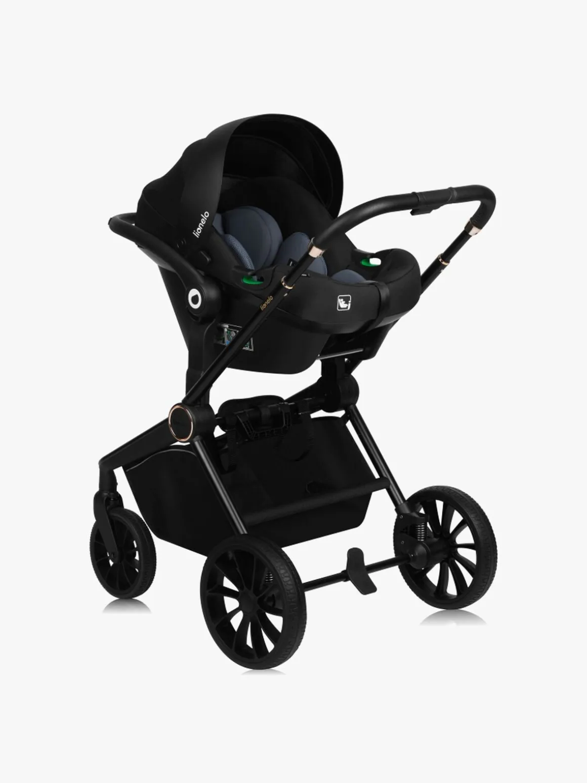 Lionelo MIKA Plus 3-in-1 Duovogn, Brown Rust