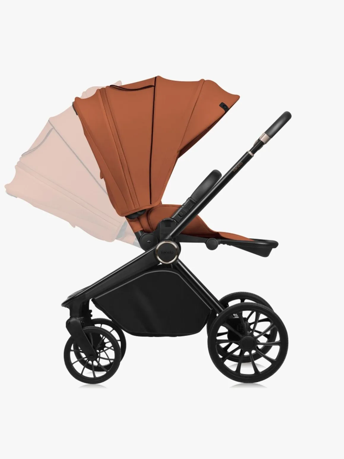 Lionelo MIKA Plus Klapvogn, Brown Rust